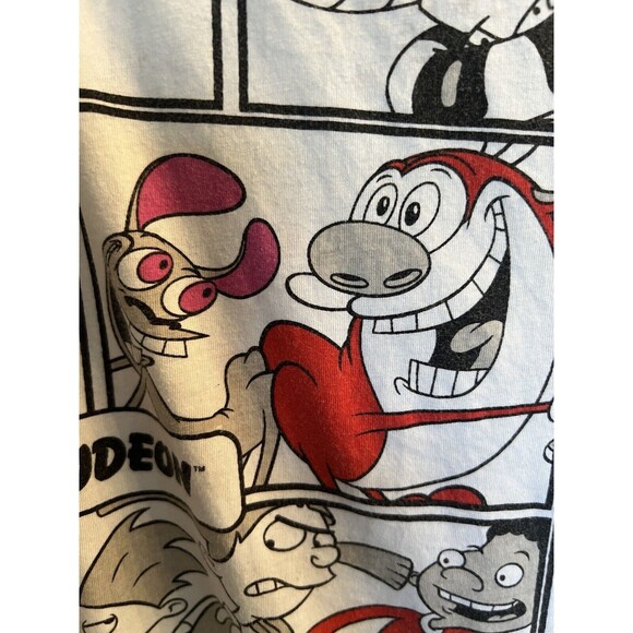 Nickelodeon 90's Nostalgia All Over Print T-Shirt Rugrats Ren And Stimpy Small - Picture 5 of 14